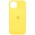 Original Soft Case Full Cover for iPhone 15 Plus Yellow (04)