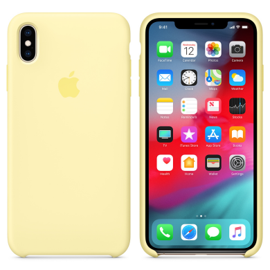 Original Soft Case for iPhone (HC) XS Max Mellow Yellow #12