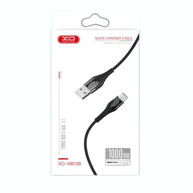 Кабель XO Type-C NB138 Lamp Zinc Alloy 2A/1m Dark Green